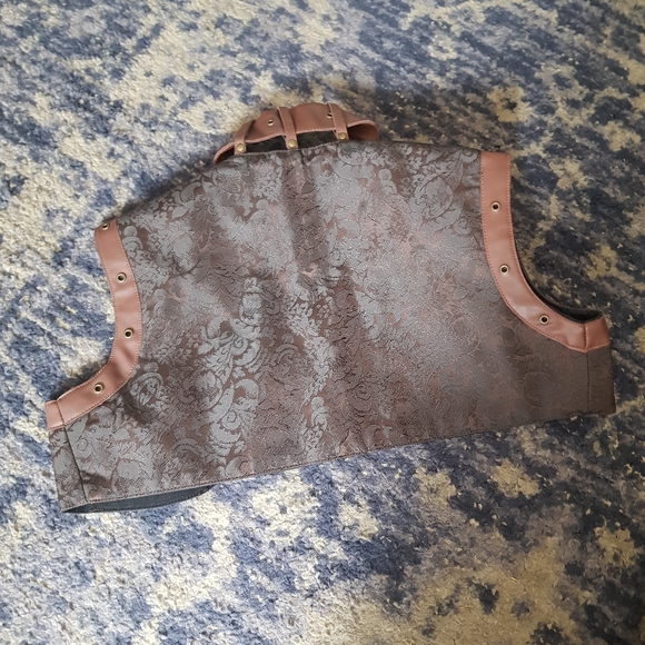 Steampunk Corset with Crop Jacket and Belt - Picture 5 of 13